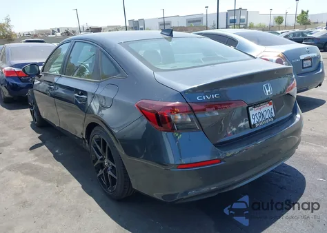 2025 Honda Civic Sport z USA, uszkodzony, nr VIN 2HGFE2F53SH576711